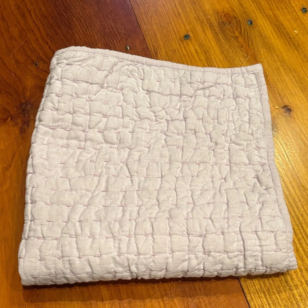 QUINCE *Standard* Orchid European Linen Cotton Stitch Sham